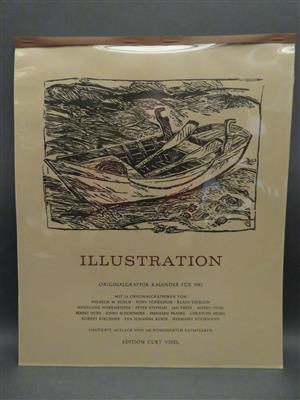 Originalgrafikkalender "Illustrationen", 1982 - Umění, starožitnosti, šperky