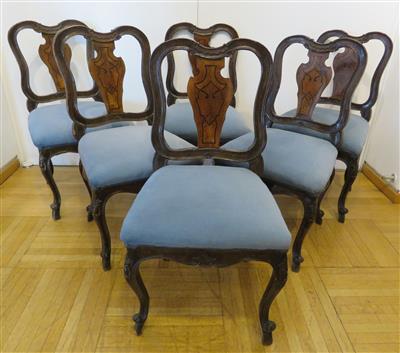 6 Sessel im Barockstil, um 1900 - Kunst, Antiquitäten und Schmuck