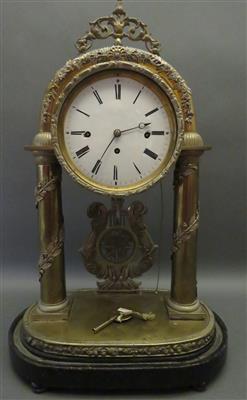 Biedermeier-Kommodenuhr um 1830/40 - Arte, antiquariato e gioielli
