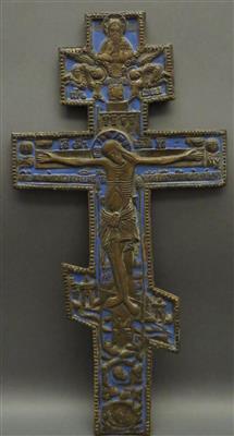 Altes russisch-orthodoxes Segenkreuz - Sommerauktion (Kunst & Antiquitäten)