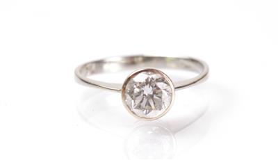 Solitärring ca. 1 ct - Antiques, art and jewellery