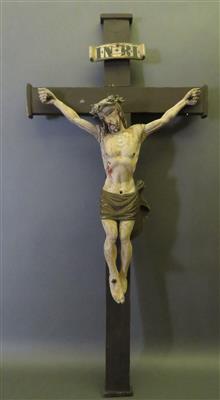 Kruzifix, Alpenländisch, 19. Jahrhundert - Kunst, Antiquitäten und Schmuck