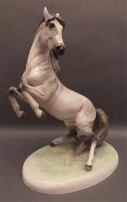 Steigendes Pferd, Fa. Friedrich Goldscheider, Wien um 1940 - Kunst, Antiquitäten und Schmuck