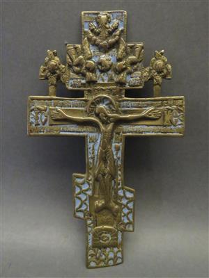 Russisch-orthodoxes Kreuz - Kunst und Antiquitäten