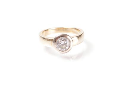 Solitärring ca. 1 ct - Antiques, art and jewellery
