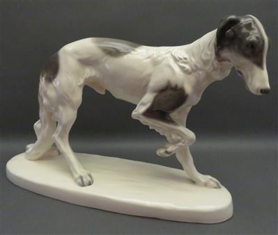 Windhund, Fa. Friedrich Goldscheider, Wien um 1940 - Kunst, Antiquitäten und Schmuck