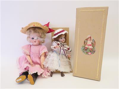2 Puppen: - Kunst, Antiquitäten und Schmuck