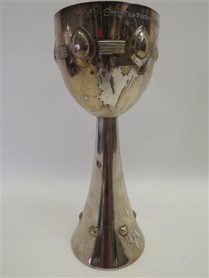 Jugendstil Pokal "V. Schweiz. Grütliturnfest Olten 1913", WMF Geislingen um 1910 - Klenoty, umění a starožitnosti