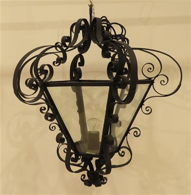 laternenförmige Lampe, wohl Frankreich 20. Jhdt. - Schmuck, Kunst und Antiquitäten