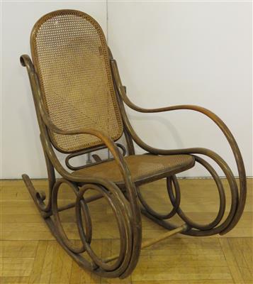 Thonet-Schaukelstuhl, Wien um 1880 - Klenoty, umění a starožitnosti