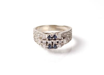Diamant Saphirring - Jewellery, antiques and art