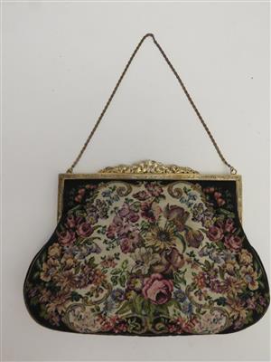 Petit-Point-Handtasche, Wien Erstes Drittel 20. Jahrhundert - Gioielli, arte e antiquariato