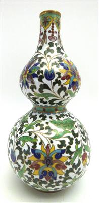 Cloisonné-Vase, 1. Hälfte 20. Jahrhundert - Klenoty, umění a starožitnosti