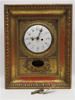 Biedermeier-Rahmenuhr, um 1830 - Klenoty, umění a starožitnosti