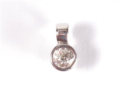 Altschliffdiamantanhänger ca.0,35 ct - Jewellery