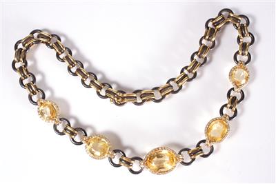Diamantcollier zus. ca. 1,86 ct - Jewellery