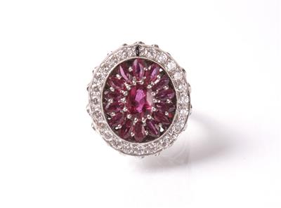 Brillantdamenring zus. ca. 1 ct - Schmuck, Kunst und Antiquitäten