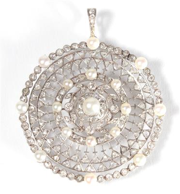 Diamantrautenanhänger Art Deco - Letní aukce