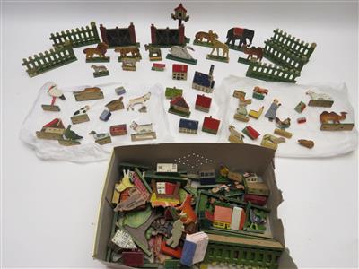 Konvolut Holzspielzeug aus dem Erzgebirge, vermutlich 1910-1920 - Schmuck, Kunst und Antiquitäten