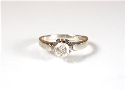 Solitärring 0,61 ct - Jewellery, antiques and art