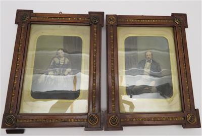 Paar josefinische Bilderrahmen, um 1800 - Schmuck, Kunst und Antiquitäten