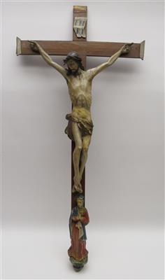 Kruzifix, Alpenländisch, 19. Jahrhundert - Schmuck, Kunst und Antiquitäten