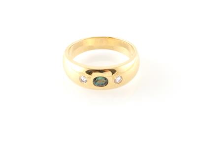 Alexandritring ca. 0,55 ct - Schmuck, Kunst und Antiquitäten