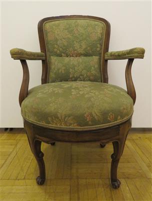 Dreh-Armfauteuil im Barockstil, 19. Jahrhundert - Kunst und Antiquitäten