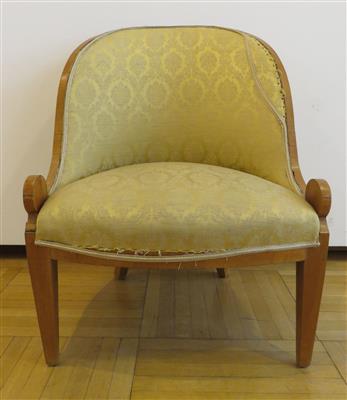 Rundfauteuil, 19. Jahrhundert - Jewellery, antiques and art