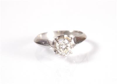 Solitärring 0,56 ct - Klenoty, umění a starožitnosti