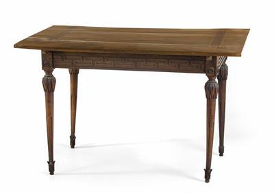 Josefinischer Tisch, aus zwei verschiedenen Teilen der Zeit um 1780 zusammengestellt - Art, antiques and jewellery