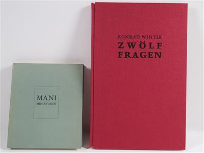 2 Kunstbücher: Konrad Winter - Schmuck, Kunst und Antiquitäten