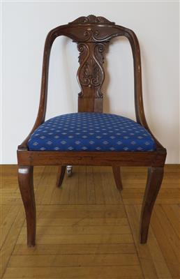 Biedermeier-Rundlehnsessel, Deutsch um 1830/40 - Klenoty, umění a starožitnosti