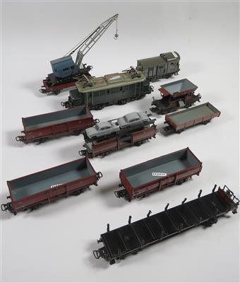 Konvolut (Güterzug), Märklin, Bj. 1950-1960, 10 Stück - Klenoty, umění a starožitnosti