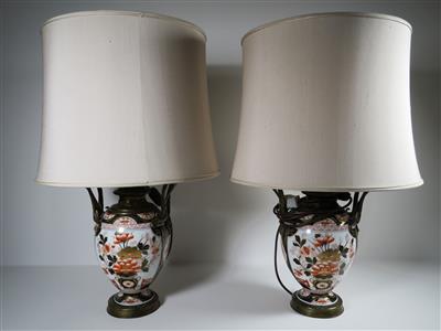 Paar große Tischlampen, um 1900 - Gioielli, arte e antiquariato