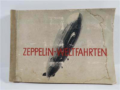 Fotoalbum: Zeppelin-Weltfahrten. - Art, antiques and jewellery