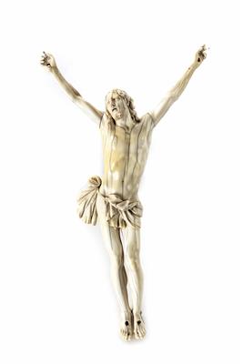 Kruzifixkorpus - Cristo vivo, in der Manier der frühbarocken Italo-Flämischen Meister, wohl 19. Jahrhundert - Art, antiques and jewellery