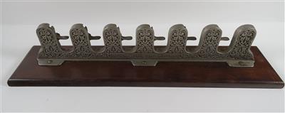 Ständer für sechs Gewehre, "Egberts, Oest.-Ung. Patent Nr. 58401-7288", um 1900 - Art, antiques and jewellery