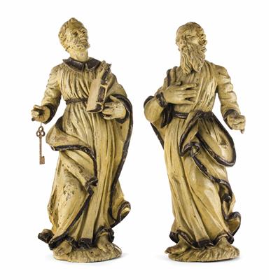 Zwei Apostelfiguren, Tirol, 18. Jahrhundert - Kunst, Antiquitäten und Schmuck