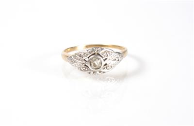 Altschliff-Diamantring - Art, antiques and jewellery