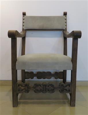 Pfosten-Armlehnstuhl, Renaissancestil, 19. Jahrhundert - Kunst, Antiquitäten und Schmuck