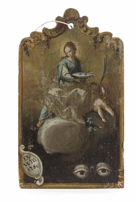 Ex voto, Alpenländisch, datiert 1780 - Umění, starožitnosti a šperky
