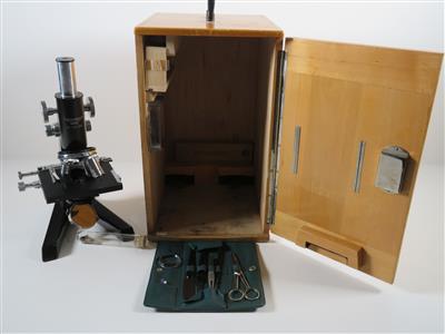 Mikroskop, Reichert Wien - Austria - Umění, starožitnosti a šperky