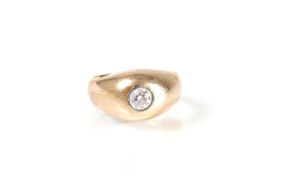 Solitärring 0,33 ct - Art, antiques and jewellery