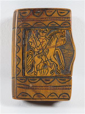 Tabakdose? in Buchform, Osteuropa, wohl rumänisch 19. Jahrhundert - Kunst, Antiquitäten und Schmuck