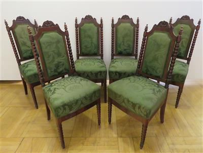 Satz von sechs Sesseln, 19. Jahrhundert - Kunst, Antiquitäten und Schmuck