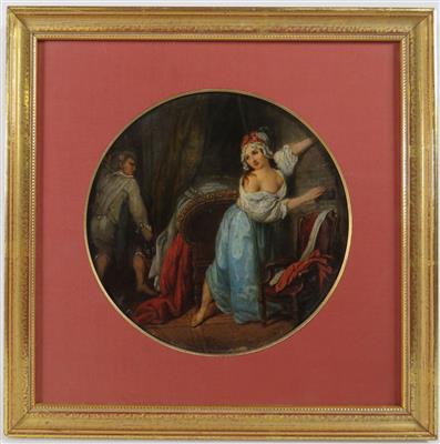 Unbekannter Maler, in der Art Fragonard, 19. Jahrhundert - Kunst, Antiquitäten und Schmuck