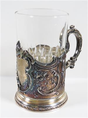 Trinkglas-Halterung im Barockstil, Russland, Anfang 20. Jahrhundert - Umění, starožitnosti a šperky