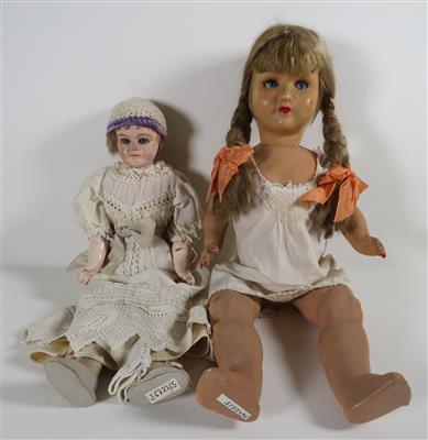 Zwei Puppen - Kunst, Antiquitäten und Schmuck