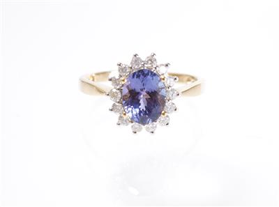 Brillantdamenring zus. ca. 0,45 ct - Art, antiques and jewellery